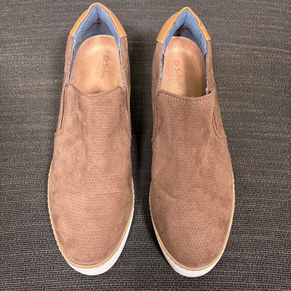 Dr. Scholl's If Only Wedge Slip On Sneaker Taupe Women Size 8.5 - Picture 5 of 11